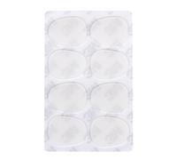 GNring 8 pz Alto/Tenor Saxophone bocchino per sax Patch Pad Cuscini 0,8 mm - traslucido