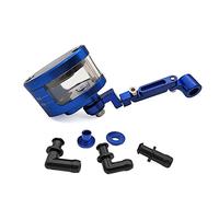GNSDHJIK CNC Moto Brake Fluid Oil Reservoir Cup Tank Staffa Di Supporto Per H CR80R CR85R CRF150R CR125R CR250R CRF250R SL230(BLU)