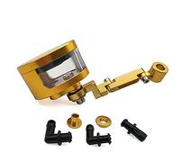 GNSDHJIK CNC Moto Brake Fluid Oil Reservoir Cup Tank Staffa Di Supporto Per H CR80R CR85R CRF150R CR125R CR250R CRF250R SL230(ORO)