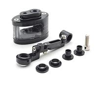 GNSDHJIK Hot Moto CNC Freno Frizione Serbatoio Cilindro Fluido Olio Tazza Staffa Per YH MT10 MT07 MT09 MT/FZ 07 09 FZ07 FZ09 FZ8(NERO)