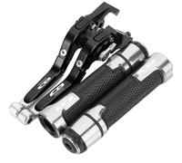 GNSDHJIK Leve Freno Frizione CNC per Motociclette, estremità Manopole Manubrio per Honda CB650R 2018-2024 2022(d'Argento)