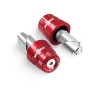 GNSDHJIK Manopole Manubrio per CB1000R 2008-2020 2021 2022 2023 2024 Manubrio per Motocicletta Peso Terminale Manubrio Manopole Tappo Antivibrazione(Rosso)