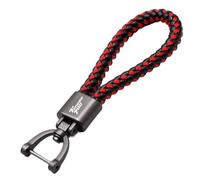 GNSDHJIK per YH Tenere700 2019 2020 2021 2022 Accessori Moto Corda Intrecciata Portachiavi Portachiavi in Metallo(Black Red)