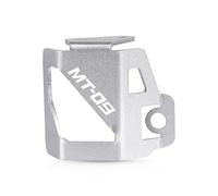 GNSDHJIK Protezione Coperchio Serbatoio Fluido Freno Posteriore Moto Per YH MT09 FZ09 MT-09 MT 09 2014-2022 2016 2017 2018 2019 2020(D'argento)