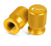 GNSDHJIK Tappini Gomme per B F650CS F800GS F650GS F650 F800 GS 2008-2012 Accessori Moto in Alluminio Tappi Valvola Stelo Valvola Pneumatici Coperture Ermetiche(Oro)