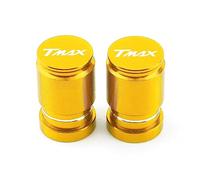GNSDHJIK Tappini Gomme per YH T-Max 500 TMAX 500 560 TMax 530 Accessori Moto Tappi Stelo Valvola Pneumatico Ruota Tappi Ermetici CNC(Oro)