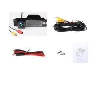 Gnshdg Telecamera Parcheggio per Opel per Astra HJ per Corsa per Vectra per Zafira Telecamera Posteriore Obiettivo Regolabile 170° AHD 1080P Visione Notturna Telecamera Posteriore(B 155 Degree-480P)