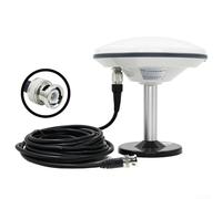 GNSS Antenna, ad alta precisione L1 L2 GNSS Antenna sostituisce AG15 AG25 GPS Antenne + Base + 5M Cavo, Per Navigazione di Precisione, Marina, Topografia e Agricoltura (TNC-BNC)
