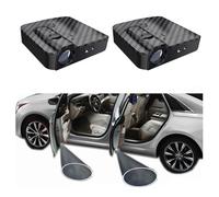 GNTHERF 2 Pezzi Lampada da Proiezione per Auto,per VW Golf 7 Variant/Golf Variant R R-Line Wagon Proiettore Portiera Porta Benvenuto Senza Fili Magnetica Wireless Foratura