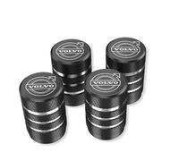 GNTHERF 4 Pezzi Coprivalvole per Auto, per Volvo EX30 EX90 S40 S60 S70 S80 S90 S60L Cappuccio Valvola a Prova di Perdita Sostituzione Tappi Parapolvere Pneumatici,B