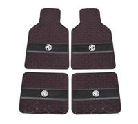 GNTHERF 4 Pezzi Tappetini Auto, per MG ZS 2017-2023 EV Impermeabile Antiscivolo AntiGraffio Resistenti Facili Pulire Protezione Abitacolo Accessori,C