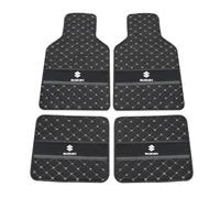 GNTHERF 4 Pezzi Tappetini Auto, per Suzuki Jimny FJ 2000-2018 Impermeabile Antiscivolo AntiGraffio Resistenti Facili Pulire Protezione Abitacolo Accessori,A