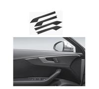 GNUFOPI Car Styling in fibra di carbonio compatibile con Audi A4 B9 A5 porta interna finestrino pulsante interruttore in vetro pannello bracciolo copertura adesivo accessori rivestimento(B Model Carbo