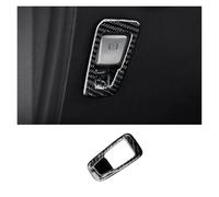 GNUFOPI Rivestimento Decorativo del Pannello della Console Centrale in ABS for Auto, Compatibile con Il coprivolante Adesivo colorato in Fibra di Carbonio Mercedes GLC X253(Handbrake Frame)