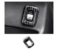 GNUFOPI Rivestimento Decorativo del Pannello della Console Centrale in ABS for Auto, Compatibile con Il coprivolante Adesivo colorato in Fibra di Carbonio Mercedes GLC X253(Tailgate Button)