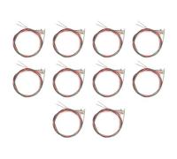 GNURBDILFO 10 Set da 6 Pezzi di Corde In Rame Puro per Chitarra Classica e Corde per Ukulele Parti di Chitarra Accessori Corde Colorate