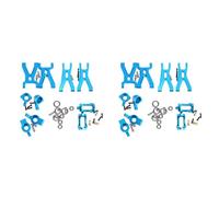 GNURBDILFO 2X Aggiornamento Braccio Sospensione e Anteriore/Posteriore C Kit Parti per A959 A979 A959B A979B K929 RC Ricambi Auto, Blu