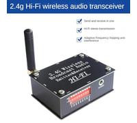 GNURBDILFO 4X il Ricetrasmettitore di Trasmissione Audio Wireless Hi-Fi 2.4G Supporta un Trasmettitore e Più Ricevitori per L'Audio Stereo
