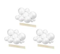 GNURBDILFO Kit Progetto Solare, PlanetModel Crafts 42 Palline Sfere di Polistirene di Dimensioni Miste per Progetti Scientifici Scolastici