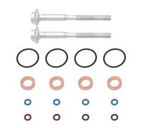 GNXfixt 4 x set guarnizioni + 2 x set viti per iniettore set viti iniettori compatibile 1.6 TDI CAYB CAYC CAYA CAYE CAYD CLNA