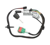 GNXfixt Antifurto di sterzo Neiman di avviamento 4162AS 4162X4 interruttore di avviamento di blocco di accensione con 2 chiavi compatibile con 307 tutti i modelli dal 2001 al 2005-