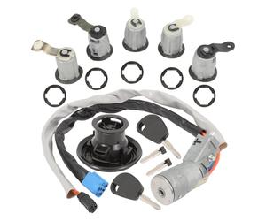 GNXfixt Kit completo Neiman Antifurto Sterzo per Berlingo 1 Partner 1 (2002-2008) con 5 barilotti, 1 tappo del carburante, 2 chiavi e 2 lame 4162CF 4162 CV
