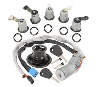 GNXfixt Kit completo Neiman Antifurto Sterzo per Partner Berlingo con 5 barilotti, 1 tappo del carburante, 2 chiavi e 2 lame 4162CF 4162 CV