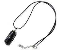 GNYVZXPLQ Collana in pietra naturale a forma di goccia - cri Collana con ciondolo di tormalina nera, pietre di tormalina grezza naturale, cristallo curativo, minerale, for donna, 2-3 cm