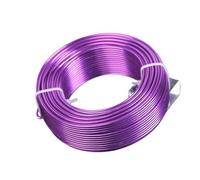 GNYVZXPLQ Filo Metallico in Alluminio, 500g Aluminium Beading Wire Multicolor Multiple Sizes for Jewelry Making(Deep Purple,1.5mm 95meters)