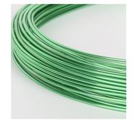 GNYVZXPLQ Filo Metallico in Alluminio, Aluminium Round Wire Multicolor 1-2.5mm Diameter 3-10m Painted for DIY Jewelry Findings(Light Green,1.5mm 5Meters)