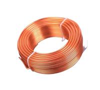 GNYVZXPLQ Filo Metallico in Alluminio, Aluminium Soft Metal Craft Beading Wire Multicolor Multiple Sizes for Jewelry Making(Orange,0.8mm (385 Meters))
