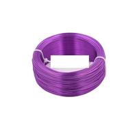 GNYVZXPLQ Filo Metallico in Alluminio, Aluminium Wire Multicolor 1mm Diameter for DIY Crafts Accessories Modeling Materials(Purple)
