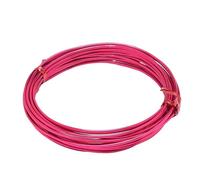 GNYVZXPLQ Filo Metallico in Alluminio, Aluminum Wire Anodized Multicolor Multiple Sizes for Jewelry Beading Floral Crafts(Rose Red,1.0mm x 10Meters)