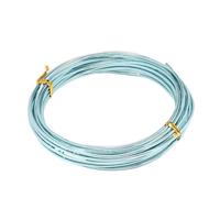 GNYVZXPLQ Filo Metallico in Alluminio, Aluminum Wire Anodized Multicolor Multiple Sizes for Jewelry Beading Floral Crafts(Light Blue,3.0mm x 3.0Meters)