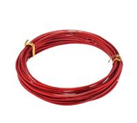 GNYVZXPLQ Filo Metallico in Alluminio, Aluminum Wire Anodized Multicolor Multiple Sizes for Jewelry Beading Floral Crafts(Red,3.0mm x 3.0Meters)
