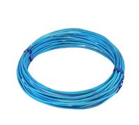 GNYVZXPLQ Filo Metallico in Alluminio, Aluminum Wire Anodized Multicolor Multiple Sizes for Jewelry Beading Floral Crafts(Lake Blue,1.0mm x 10Meters)
