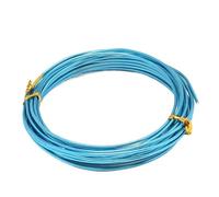 GNYVZXPLQ Filo Metallico in Alluminio, Aluminum Wire Anodized Multicolor Multiple Sizes for Jewelry Beading Floral Crafts(Sky Blue,3.0mm x 3.0Meters)