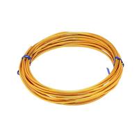 GNYVZXPLQ Filo Metallico in Alluminio, Aluminum Wire Anodized Multicolor Multiple Sizes for Jewelry Beading Floral Crafts(Gold,2.5mm x 5Meters)