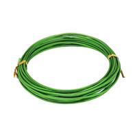 GNYVZXPLQ Filo Metallico in Alluminio, Aluminum Wire Multicolor Multiple Sizes Anodized Jewelry Craft Making Beading Floral(Grass Green,2.0mm x 5Meters)