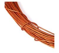GNYVZXPLQ Filo Metallico in Alluminio, Aluminum Wire Multicolor Multiple Sizes DIY Weaving Ornament Making Material(Orange,300cmm X 2m)
