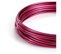 GNYVZXPLQ Filo Metallico in Alluminio, Aluminum Wire Round Multicolor Multiple Sizes Painted for DIY Jewelry Making Accessories(Dark Red,0.6mm x 10Meters)