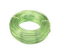 GNYVZXPLQ Filo Metallico in Alluminio, Anodized Aluminium Beading Wire Multicolor Multiple Sizes for Jewelry Making(Green,1mm 200Meters)