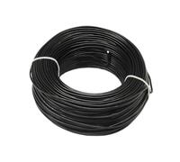 GNYVZXPLQ Filo Metallico in Alluminio, Anodized Aluminium Beading Wire Multicolor Multiple Sizes for Jewelry Making(Black,2.5mm 35Meters)