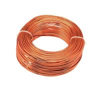 GNYVZXPLQ Filo Metallico in Alluminio, Anodized Aluminium Beading Wire Multicolor Multiple Sizes for Jewelry Making(Orange,2.5mm 35Meters)