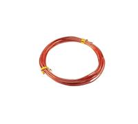 GNYVZXPLQ Filo Metallico in Alluminio, Anodized Round Aluminum Wire Multicolor 0.6-3.0mm X 2-10m for Jewelry Bracelet Craft(Dark Red,1.0mm X 10M)