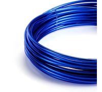 GNYVZXPLQ Filo Metallico in Alluminio, Round Painted Aluminum Wire Multicolor Multiple Sizes for DIY Jewelry Making(Blue,2.0mm x 5Meters)
