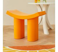 GNYVZXPLQ Sgabello poggiapiedi da ingresso, in plastica, per cambio scarpe, divano, poggiapiedi, seduta extra per soggiorno, ingresso, corridoi, camere da letto, 53 cm di lunghezza x 24 cm di