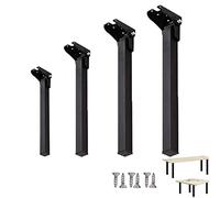 GNYVZXPLQ struttura delle gambe del tavolo in metallo, Gambe for tavolo in ferro pieghevoli a forcina, regolabili a 90 gradi, confezione da 4, altezze multiple(35cm(13.7in))