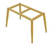 GNYVZXPLQ struttura delle gambe del tavolo in metallo, Telaio for gambe da tavolo in acciaio con ventosa multicolore, diverse misure(Gold,150x72x45cm)