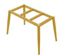 GNYVZXPLQ struttura delle gambe del tavolo in metallo, Telaio for gambe da tavolo in acciaio con ventosa multicolore, diverse misure(Gold,178x82x45cm)